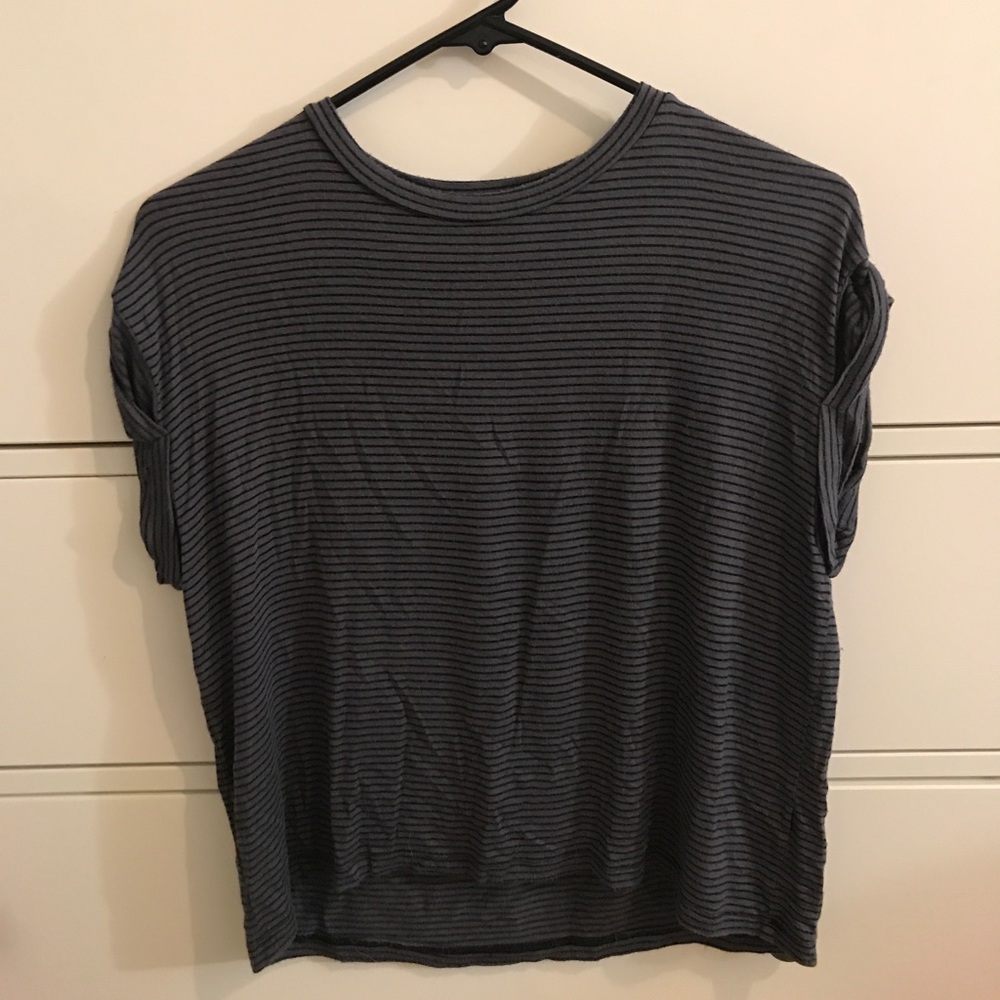 brandy melville striped croptop